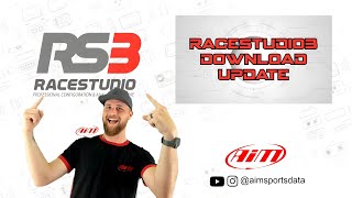 RaceStudio3 Download and Update  AiM Tech Tips [upl. by Beckett258]