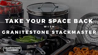 Take Your Space Back With Granitestone Stackmaster Nonstick Cookware [upl. by Charil313]