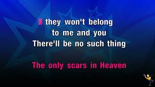 Scars In Heaven  Casting Crowns KARAOKE [upl. by Synn]