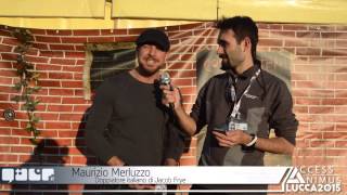 Intervista con Maurizio Merluzzo  Lucca Comics and Games 2015 [upl. by Annaeoj650]