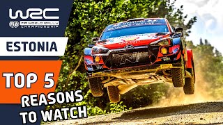 Top 5 reasons to watch WRC Rally Estonia 2022 [upl. by Corella181]