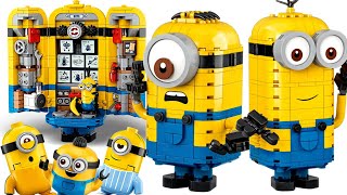 Minions The Rise of Gru Brick Built Minions and Their Lair [upl. by Earla408]