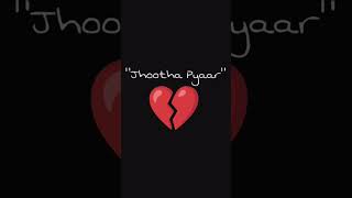 RAP WIZARD  JHOOTHA PYAAR Check full song in my channel indianhiphop desihiphop gullyrap [upl. by Benis]