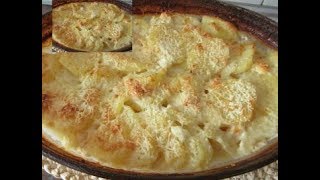 Gratin pomme de terre كراتان بالبطاطا بطريقة سهلة و لذيذ مع مطبخ قمر Matbakh kamar [upl. by Anovad43]