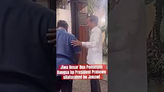 President prabowo silaturahmi dg Bp Jokowi Jiwa besar terbaik Indonesia Prabowo jumpai jokowi [upl. by Neenaj945]