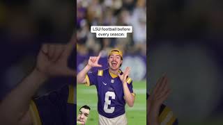 LSU football before every season nfl lsu football cfbmemes funny jsu sports [upl. by Tiler494]