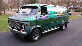 HotRodHarrys Original 1977 Custom 70s Chevy Van quotThe Riverboat Gamblerquot [upl. by Pardo]