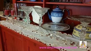 How to make a Dollar Store Cake Stand and Footed Candlesticks for a Buffet Table [upl. by Gladstone]