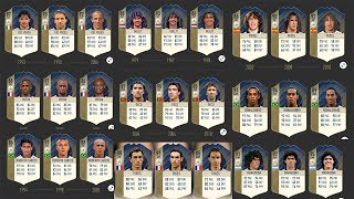 TODOS LOS ICONOS DE FIFA 18 [upl. by Arika]