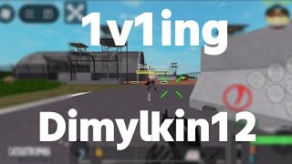 1v1ing Dimylkin12 Catastrophia Roblox [upl. by Ahsenet213]