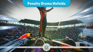 Max Verstappen Penalized in Thrilling Mexico City Grand Prix Showdown [upl. by Leugimesoj]