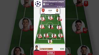 🏴󠁧󠁢󠁥󠁮󠁧󠁿 Arsenal vs Shakhtar 🇺🇦  LINE UP amp Starting XI Live 🔴⚪  UEFA Champions League 2425Round 3 [upl. by Axel137]