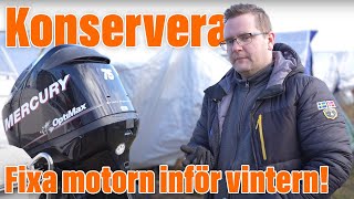 Stegförsteg Vinterkonservering av utombordare [upl. by Nylsor692]