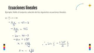 Ejemplos de ecuaciones lineales [upl. by Husain]