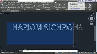 AutoCAD 2018 Tutorial for Beginners 87 HOW TO EXPLODE THE TEXT IN AUTOCAD 2018 [upl. by Daffodil454]