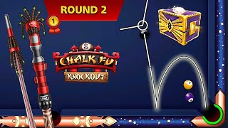 8 ball pool ROUND 2 Free Boxes 🙀 Chalk Fu Knockout Rank 1 [upl. by Jannel282]