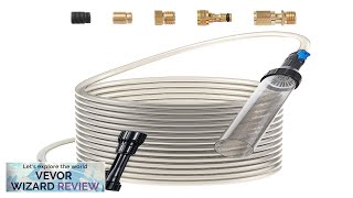 VEVOR Aquarium Vacuum Gravel Cleaner 25 ft PVC Hose Fish Tank Vacuum Review [upl. by Consuelo287]