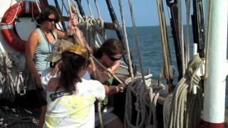 Sailing the tall ship SSV Corwith Cramer [upl. by Ardnuasac]