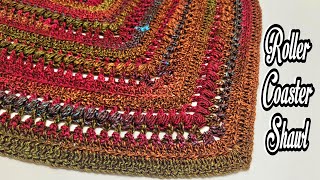 How To Crochet An Easy Beautiful Shawl With Any Yarn [upl. by Kutchins130]