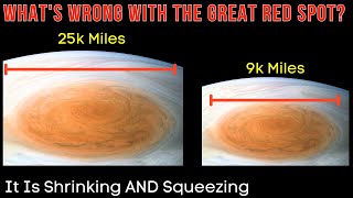 Urgent Update Jupiter’s Great Red Spot Is Shrinking AND Squeezing [upl. by Noiramaj]