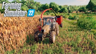 REI DO ALAMBIQUE FIZEMOS A SILAGEM DO MILHO FARMING SIMULATOR 22 [upl. by Erised]