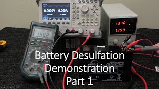 Battery Desulfation Demonstration Start to Finish  Part 12 [upl. by Suedaht6]