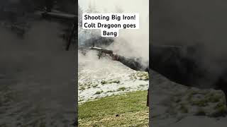 Shooting Big Iron Colt Dragoon by Uberti goes Bang [upl. by Butcher]