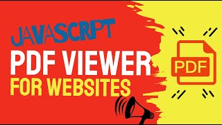 Easy PDF Viewer with JavaScript and HTML  Tutorial [upl. by Milas76]