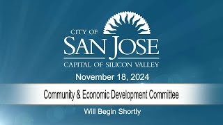 NOV 18 2024  Community amp Economic Development Committee [upl. by Dwayne]