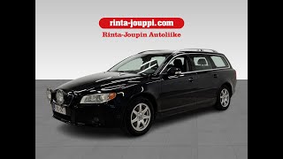 Volvo V70 25T Summum autNahkaverhoilu Lisävalot Muistipenkki 2010 [upl. by Kciderf]