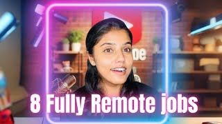 Top 8 Work From Home Jobs 2024  Hiring Across India No Experience [upl. by Samal554]