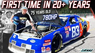 Lake Speeds 90s NASCAR Thunderbird Resurrection Running 780hp Wide Open at 75 Years Old [upl. by Yajiv]