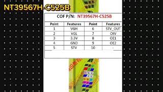 NT39567HC525B cof datasheet  FIXit Electro [upl. by Akena]