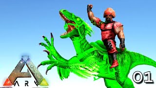 ARK NEW EPIC JOURNEY BEGINS FIRST DINO TAMES  ARK SURVIVAL EVOLVED ETERNAL EBENUS ASTRUM E01 [upl. by Elvie]