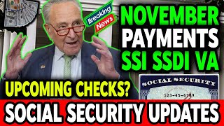 November Payment Alerts Essential Updates on SSI SSDI VA amp Social Security You Cant Miss [upl. by Notwen]