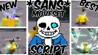 NEW💪☠️Roblox tsb script  Sans moveset  Custom VFX dragon effects  Respawn ability  WORKS OP🔷💀 [upl. by Eselrahc]