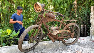 Motorized Bicycle Restoration  Restore Bicycle FLYER DELUXE 6 Forgotten [upl. by Antoine]