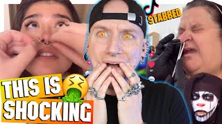 DIY Piercing Fail With A PORCUPINE NEEDLE  New TikTok Piercing Fails  Roly [upl. by Sac]