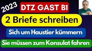 Einen Brief und eine EMail schreiben  Sich um Haustier kümmern  Zum Konsulat fahren [upl. by Rettuc824]