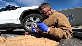 2024 Toyota Rav4 Hybrid Oil Change [upl. by Deane]