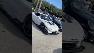 RX7 WITH YOYOHAMA BODY KIT LOOKS INSANE AT CARSampCOFFEE rx7 cars car automobile fyp shorts [upl. by Eniamerej]