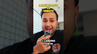 Landing Page vs Website Which One Makes You More Money [upl. by Aninat]