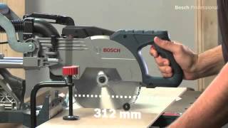 Bosch scie radiale et onglets GCM 8 SJL  Guedo outillage [upl. by Azal]