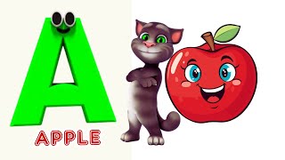 ABC Song with Fun  A is for apple B is for Ball ABCD Alphabet Rhymes for Nursery Kids [upl. by Fabiola]