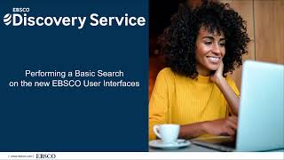 Performing a Basic Search on the New EBSCO User Interfaces [upl. by Enairda]