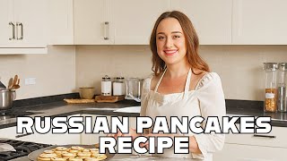 How to Make Authentic Russian Pancakes [upl. by Elorac]