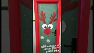 Decoración para tu puerta de navidad [upl. by Arramahs]