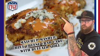 Ravens vs Bills Blue Cheese Crab Cakes with Buffalo Aioli  Matchup Mashup Week 4  NFL Recipes [upl. by Eph941]