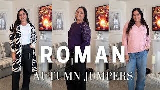 ROMAN Haul amp Try On UK 1618 Jumper’s For AutumnWinter [upl. by Dedric]