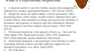 What is professional skepticism [upl. by Ciryl650]